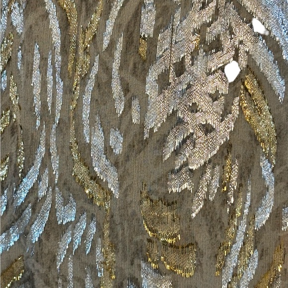 Elie Tahari Metallic Ruffle Top - Picture 4 of 15